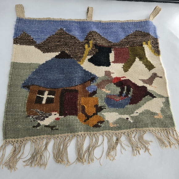 Setsoto handwoven in kingdom of lesotho wall art vintage - Picture 1 of 7
